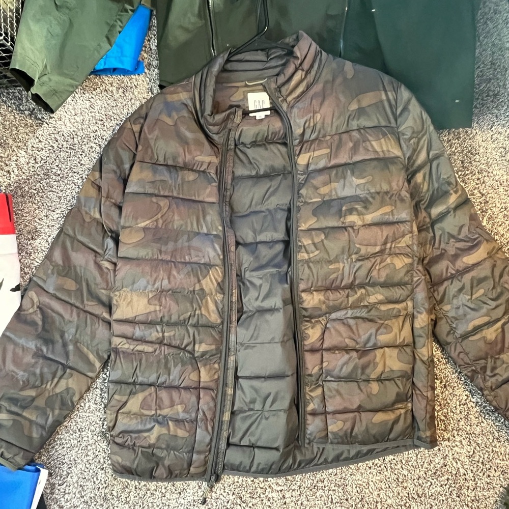 Camo Bubble Jacket - image 1